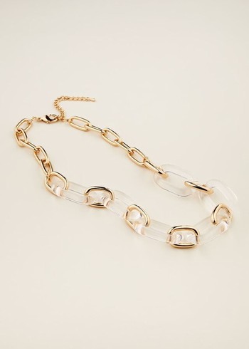 Phase Eight Resin Link Chain Jewellery Gold Canada | SGFZPE-981